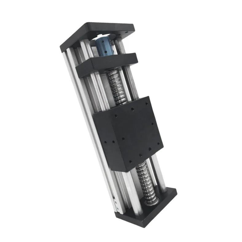 TEBAK GGP8080 Dual Axis Stepper Motor Slide Rail Module Electric Ball Screw Linear Guide Rail Cross Slide Table New Condition Steel view 4