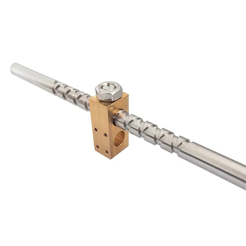 TEBAK 10*10 10mm Diameter 100mm Travel 200mm Total Length Automatic Round Trip Stainless Steel Miniature Reciprocating Lead Screw