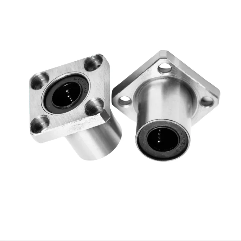 TEBAK Square Flange Linear Motion Bearing Model 272a 20 25 50UU Bearing Steel view 3