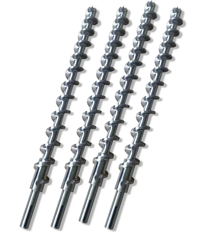 TEBAK Custom-made Stainless Steel Screw Barrel, Spiral Blade, Stirring and Conveying, Feeding Screw Rod of Injection Molding Machine view 2
