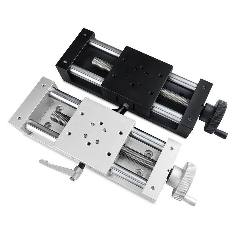 TEBAK Simple Adjustment Assembly XKST100/150XYZ Axis Hand-operated Ball Screw Slide Table Precision Manual Fine Adjustment Slide Table view 4