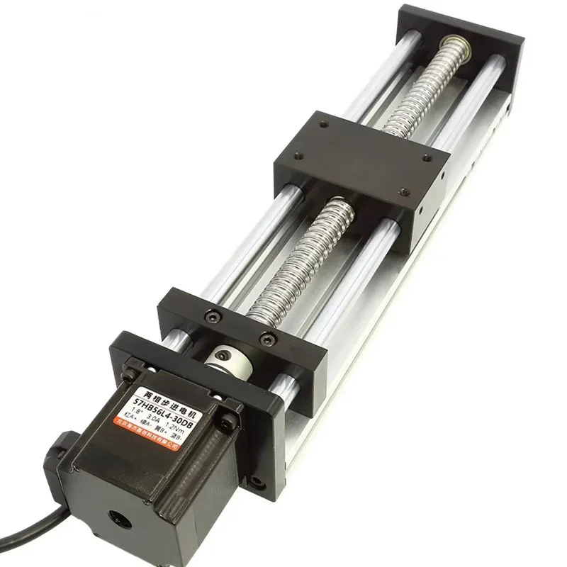 TEBAK Precision Double-Optical-Axis Electric Slide Rail Ball Screw Linear Guide Rail New Non-Calibration Stepping Generic Fitting view 4