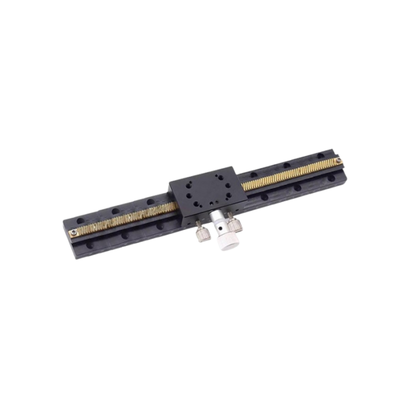 TEBAK X-Axis Displacement Platform LWX40-L Long-Stroke Manual Fine-Tuning Slide Table Dovetail Rack-and-Pinion Tool
