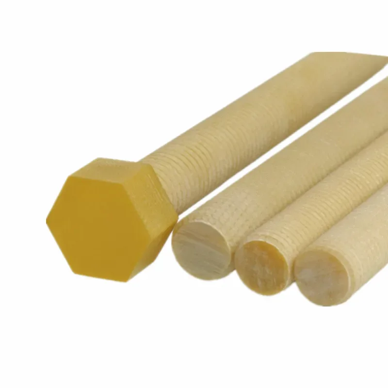 TEBAK High Strength 3240 Epoxy Insulated Bolt External Hexagonal Screw Rod for Leadscrew Applications