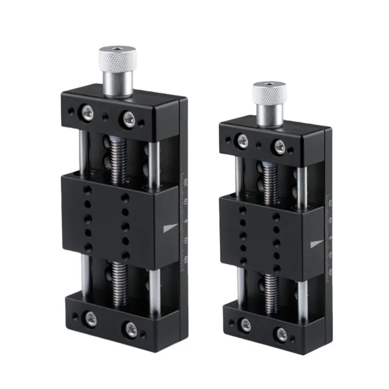 TEBAK Heavy-Duty Linear Guide Module with 50/80/100 Stroke Displacement Platform X-Axis Screw Fine Adjustment Slider New Condition