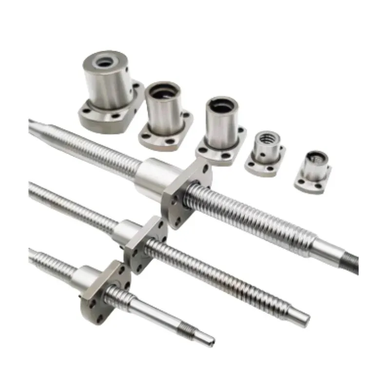 TEBAK Double Nut Ball Screw Bearing DFU2005 3205 3210 2510 1605 40 Extended Nut view 3