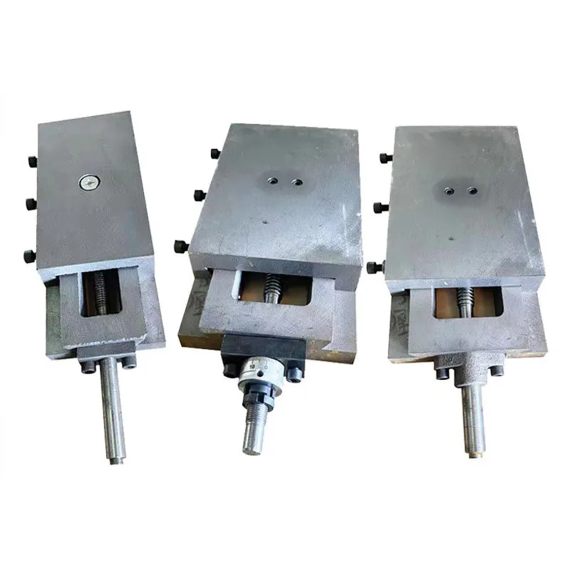 TEBAK Model 301 Unidirectional Cast Iron Linear Guide Rail Solid Screw Dovetail Groove Bearing Mechanical Guide Slider