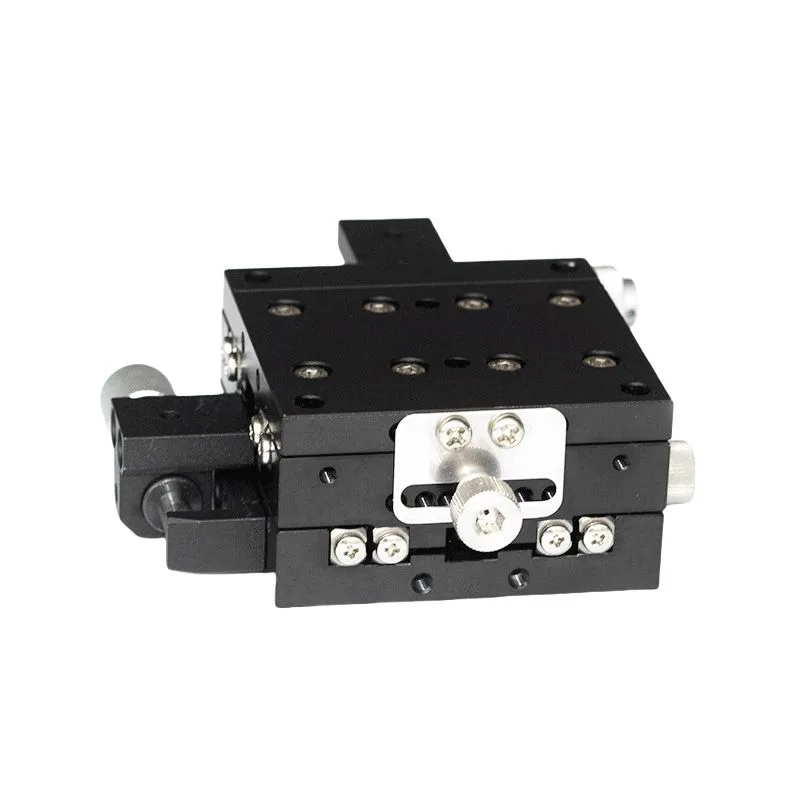 TEBAK JCXY Series 2D Displacement Positioning Platform Manual Precision Cross Slider Optical Micro Adjustment Frame Bearing Axis Used view 4