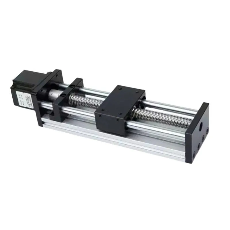 TEBAK GGP8080 Dual Axis Stepper Motor Slide Rail Module Electric Ball Screw Linear Guide Rail Cross Slide Table New Condition Steel