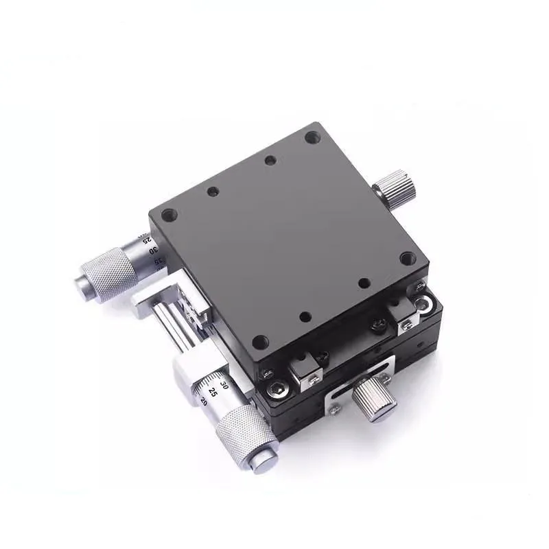 TEBAK Optical Fine-tuning Stage XYZ Axis Sliding Stage LGXY40-CLR Precision Micrometer Manual Experimental Panning view 2