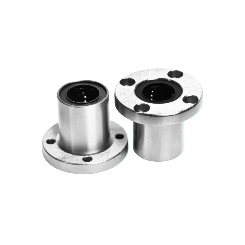 TEBAK Round Flange Linear Bearing Ball Sliding LMF6 8 10 12 13 16 20 25 30 40LUU Bearing Steel Universal Fittings