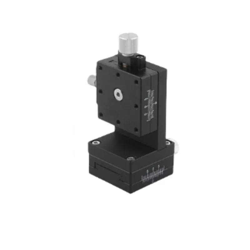 TEBAK XYZ Axis Dovetail groove Micro-adjustment Slide Table LWFD40 Feed Manual Screw Type Displacement Optical Lifting Platform