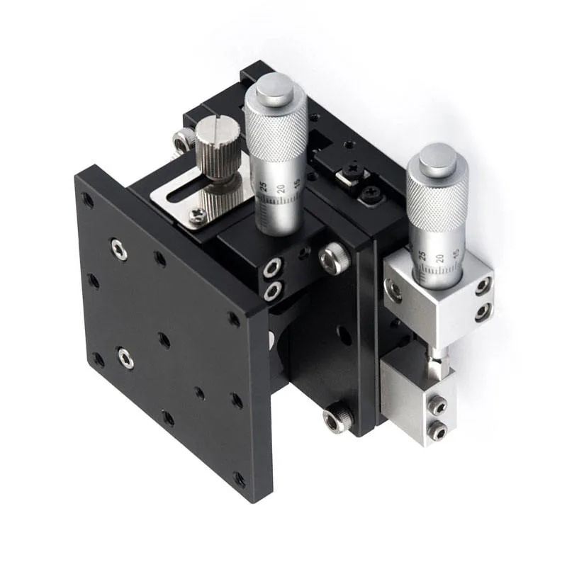 TEBAK Horizontal Lifting Slide Table Fine Adjustment and Translation Manual Micrometer up and Down Precision Table Optical Slide Table view 4