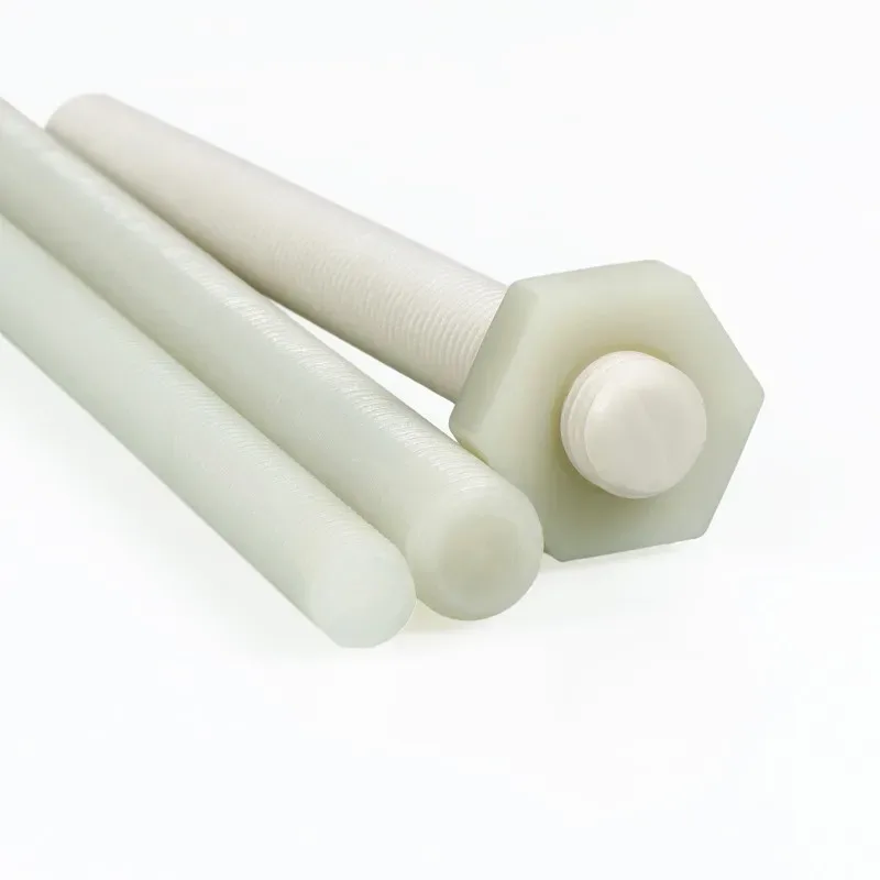 TEBAK G10 Trapezoidal High Temperature Resistant Nylon Screw Insulated Plastic Bolt Extreme Environments Leadscrew Applications