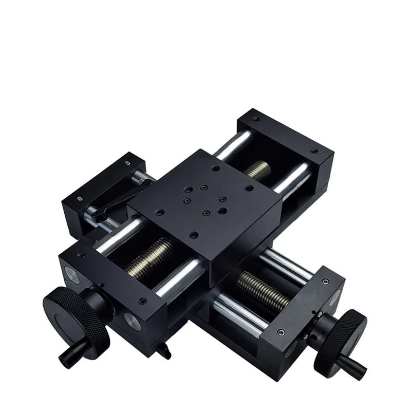 TEBAK Simple Adjustment Assembly XKST100/150XYZ Axis Hand-operated Ball Screw Slide Table Precision Manual Fine Adjustment Slide Table
