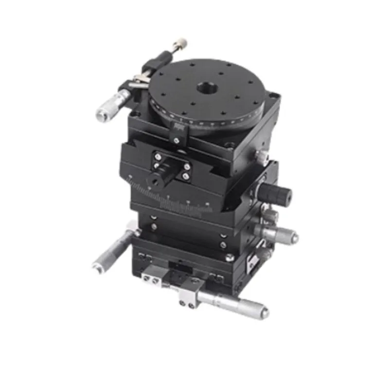 TEBAK Manual Arc Tilt Angle Table Camera Optical Adjustment Rack Experimental Fine Adjustment Arc Slide Table view 3