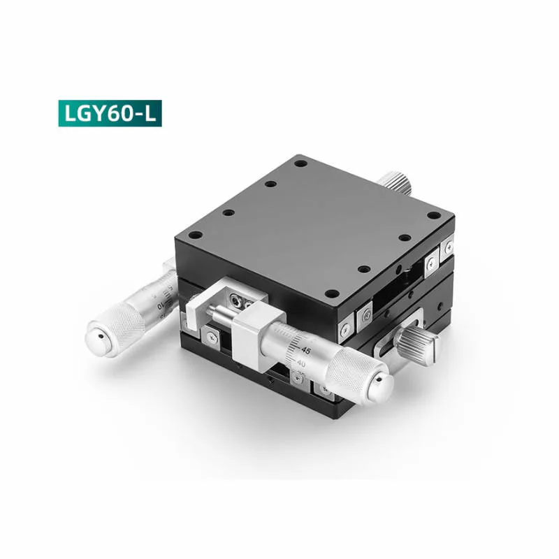 TEBAK Precision Manual Fine-Tuning Mobile Platform LGY60/40-L Steel Ball Optic Displacement Table Sliding Feature Hardware Product view 5