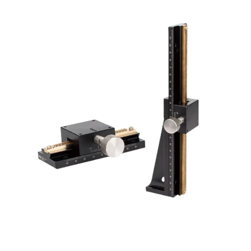 TEBAK X/Z Axis Slide Dovetail Table Manual Displacement Rack and Pinion Type Optical CCD Holder LWX4060-L100~500 Long view 2