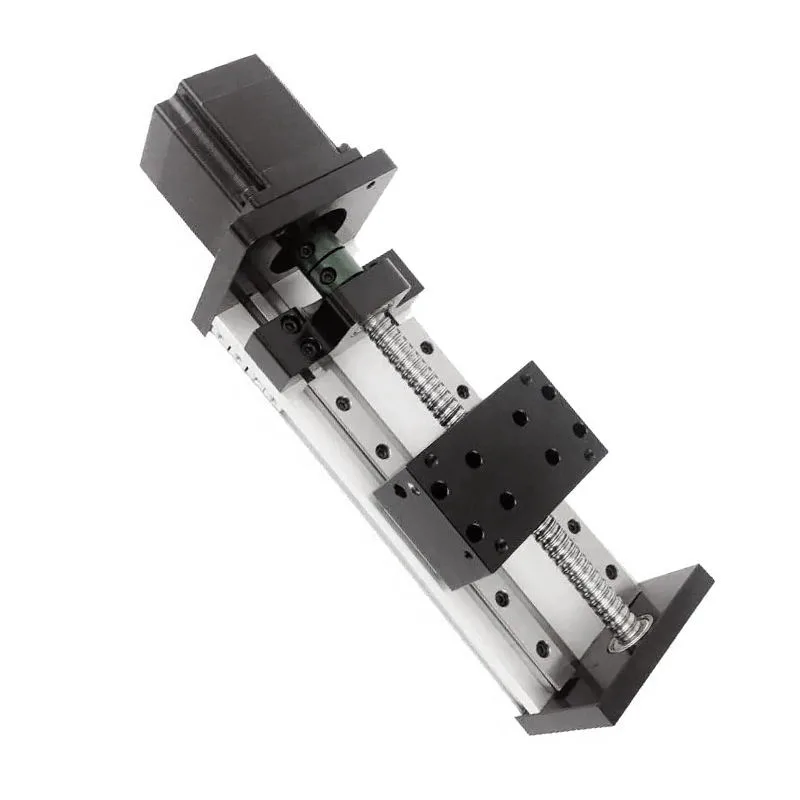 TEBAK High Precision GX80 Double Slider Ball Screw Linear Guide Electric New Steel Cross Module with Double Rail and Core Bearing