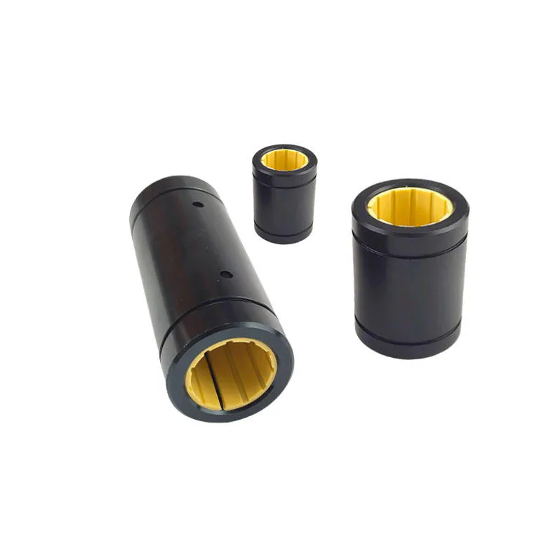 TEBAK Maintenance Free Aluminum-plastic Linear Motion Bearing LM10 12 16 20 25 30 35 40UU/LUU Sliding view 2