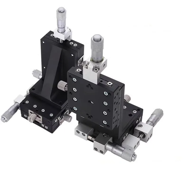 TEBAK XYZ Axis Moving Platform Three-axis Precision Displacement Fine-tuning Optical Lift Slide LDV40/50/60/80/90 view 4