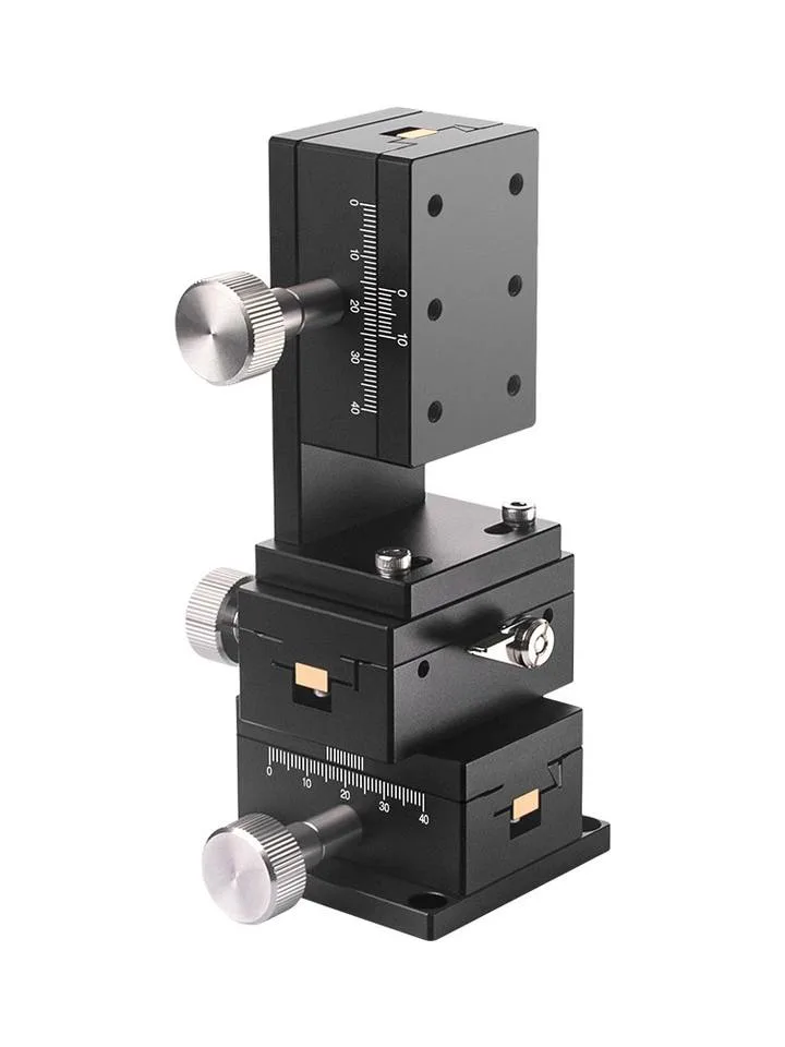 TEBAK XYZ Axis Dovetail Slide Table Manual Displacement Stage LWD406090 Precision Rack and Pinion Mobile CCD Special Purpose view 2