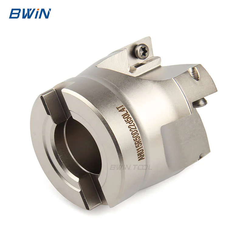 TEBAK JDMT Carbide Insert AHUB15-50-22-4T Indexable Face Right Angle Milling Cutter view 3