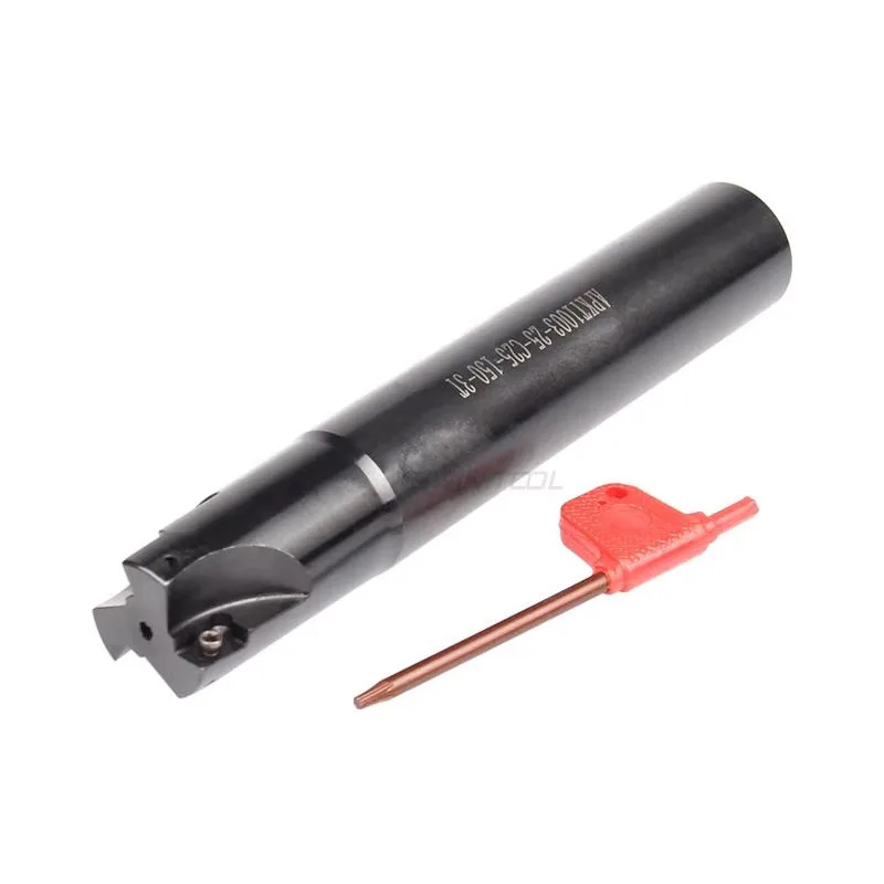 TEBAK APKT1003-25-C25-150 Indexable APKT APKT1003 Square Shoulder End Mill Tool Holders for Milling Machine