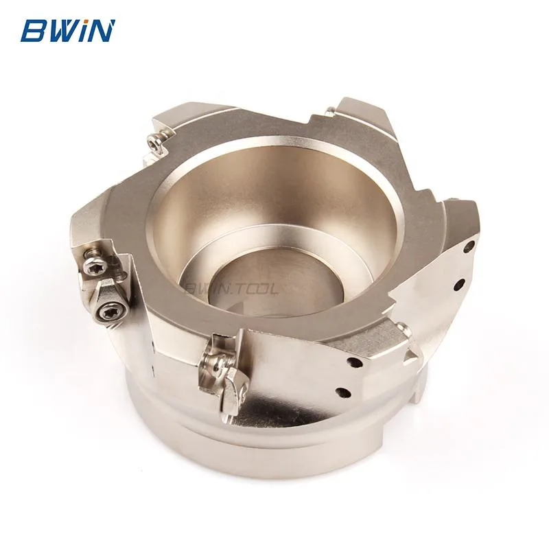 TEBAK Heavy Duty ASRF Series 50mm 63mm 80mm 100mm Indexable Face Mill Cutter Shell Mill for SDMT Inserts view 2