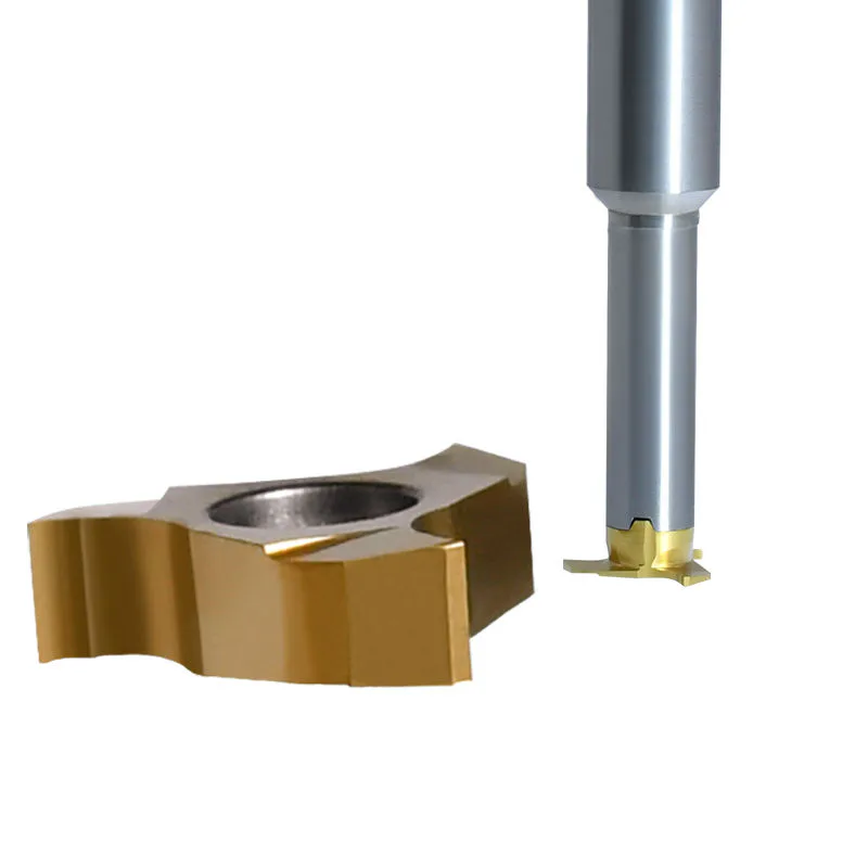 TEBAK Inner Hole Trapezoidal groove Cutter Inner groove End Mill Cyclone Milling Cutter T-slot Milling Cutter view 2