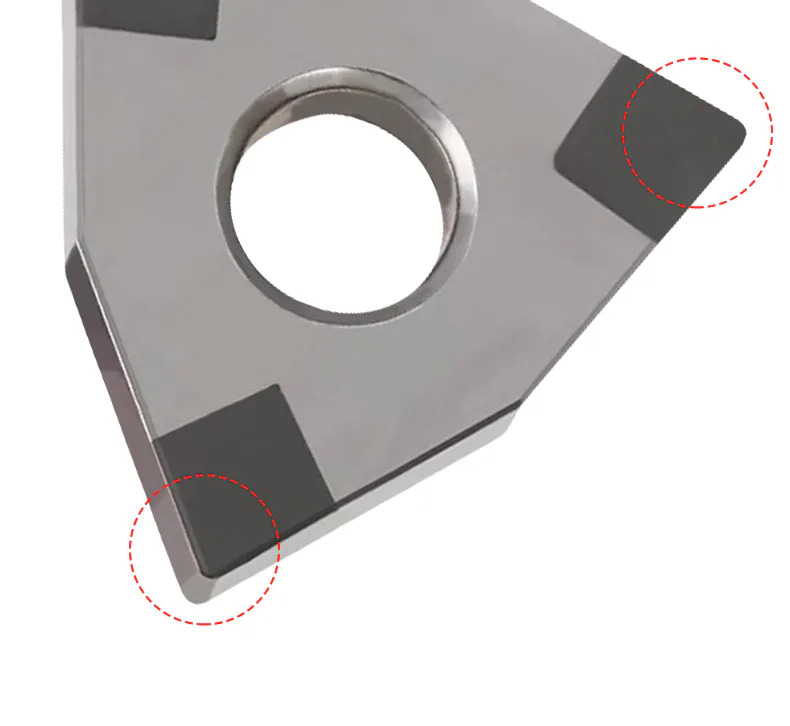 TEBAK Diamond CBN Inserts Cubic Boron Nitride Super Hard CNC Blade TNMG/WNMG High Hardness Steel Special Cbn Cutting Tool Inserts view 5
