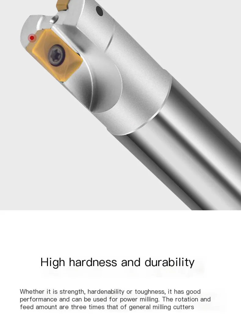 TEBAK CNC Machine BAP300R Indexable Milling Holder Milling Cutters Bar APMT1135 Carbide Insert Arbor Right Angle view 3