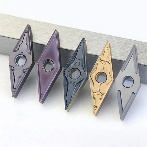 TEBAK CNC 35 Degree Diamond Shaped Outer Circle Lathe Insert VNMG160404/08/12 Turning Tools Carbide Special Sharp Insert