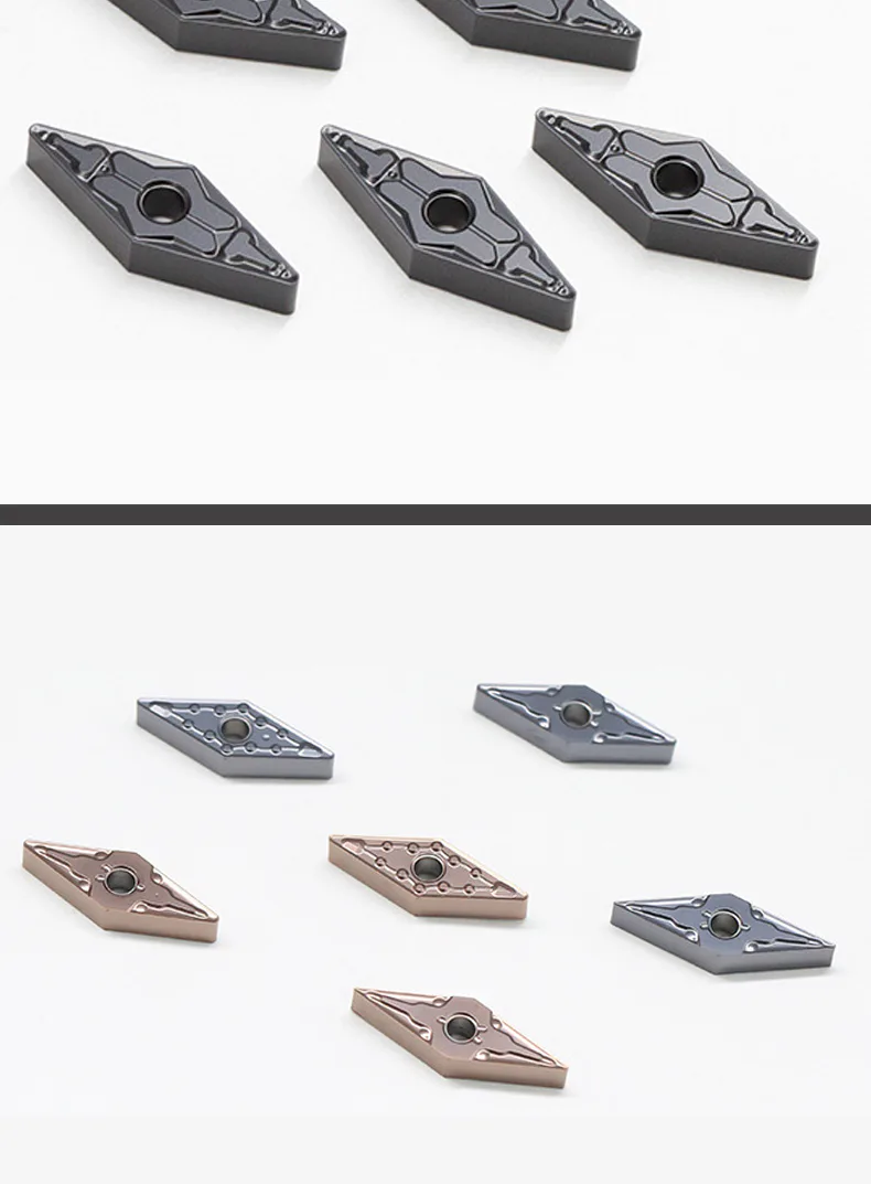 TEBAK CNC 35 Degree Diamond Shaped Outer Circle Lathe Insert VNMG160404/08/12 Turning Tools Carbide Special Sharp Insert view 5
