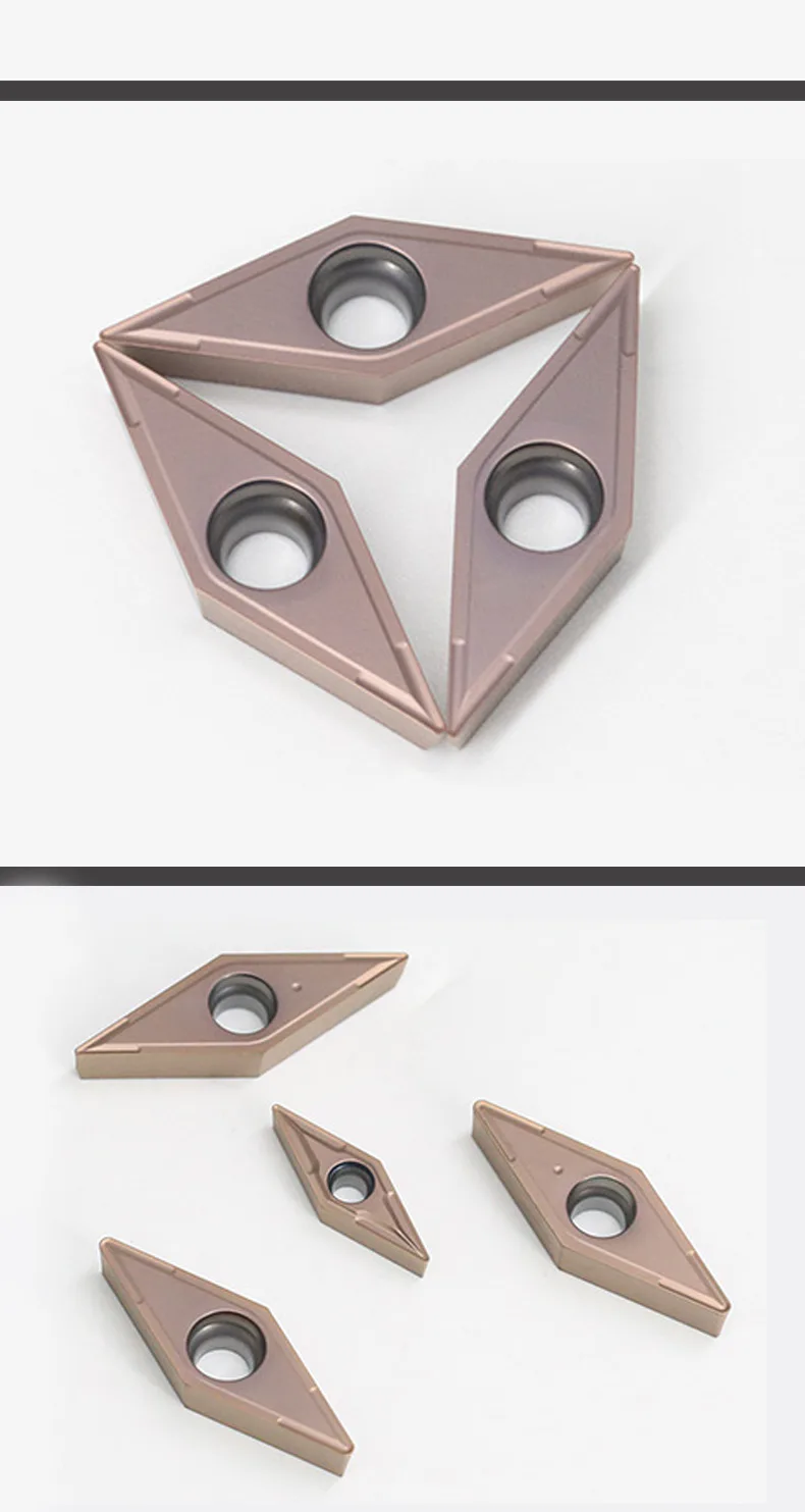 TEBAK CNC 35 Degree Diamond Shaped Outer Circle Lathe Insert VNMG160404/08/12 Turning Tools Carbide Special Sharp Insert view 6