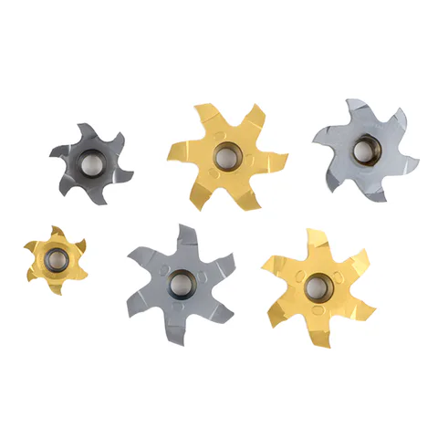 TEBAK T-slot Milling Cutter 3T/6T Alloy T-shaped Endmill Small Hole Groove Whirlwind Milling Blade Inner Hole Milling Groove Insert