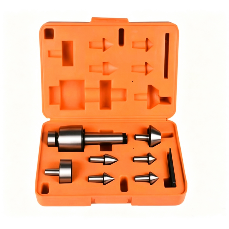TEBAK Medium-Duty Multi-Purpose Morse Taper Live Center Interchangeable Replaceable Tips Low Runout Revolving Center for Lathe view 6