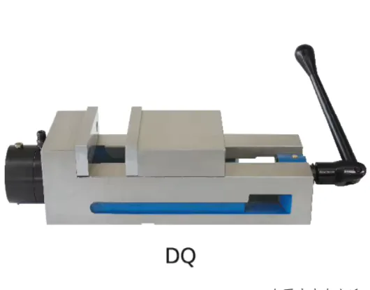 TEBAK Glossy One-Piece Oil-Pressure Flat-Jaw Vise CNC Machining Center 6 Inch Precision Equal Height Pneumatic Hydraulic Quick Vise view 4