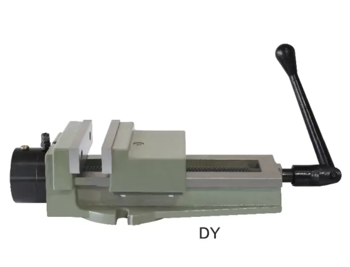 TEBAK Glossy One-Piece Oil-Pressure Flat-Jaw Vise CNC Machining Center 6 Inch Precision Equal Height Pneumatic Hydraulic Quick Vise view 5