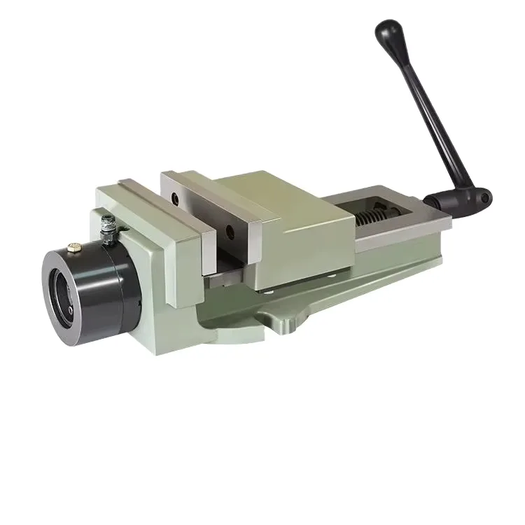 TEBAK 8inch Oil-Pressure Flat-Jaw Vise CNC Machining Center Precision Pneumatic Hydraulic Quick Vise