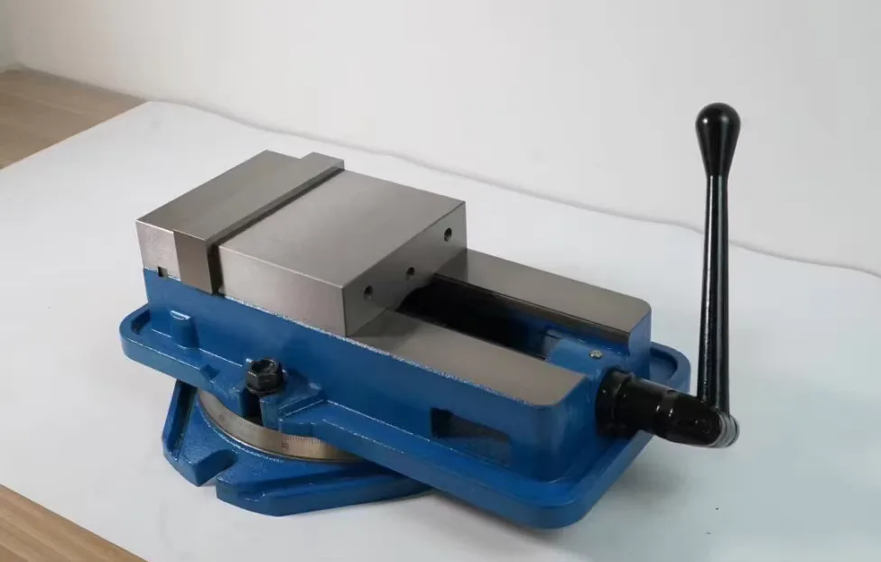 TEBAK Precision AccuLock Machine Vice QM Series CNC Milling Vise with Swivel Base Heavy Duty Workholding Vise for Milling Machine view 6