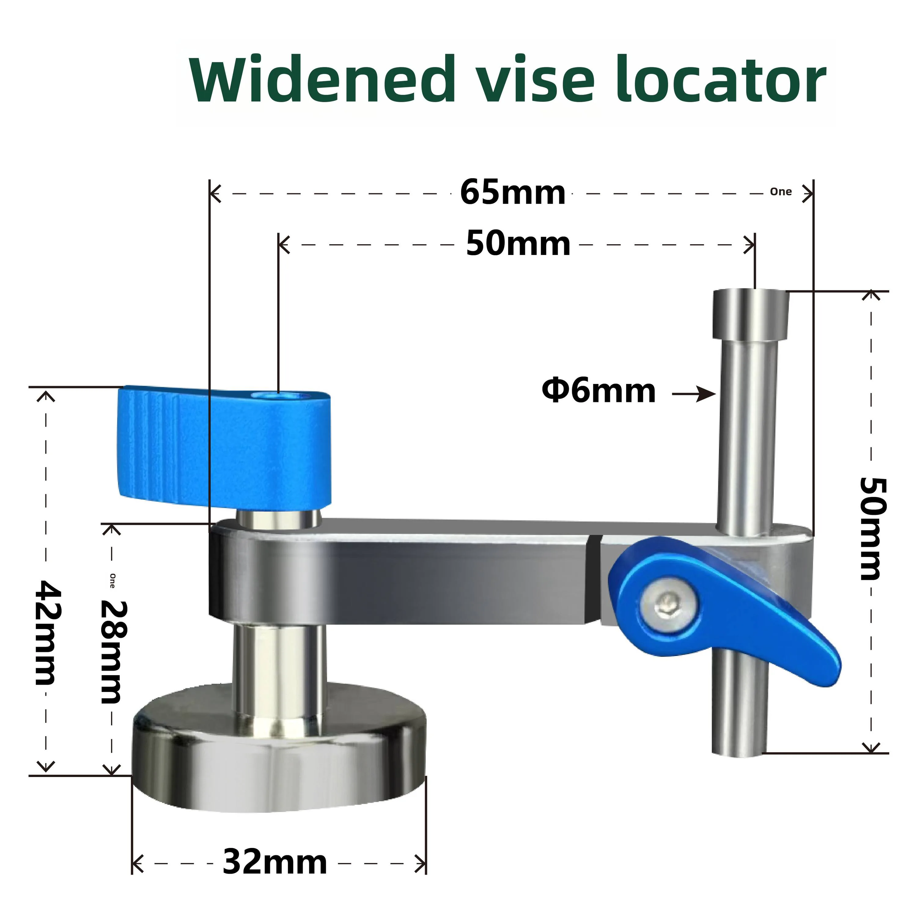 TEBAK Magnetic Workpiece Locator for Self-Centering Vise