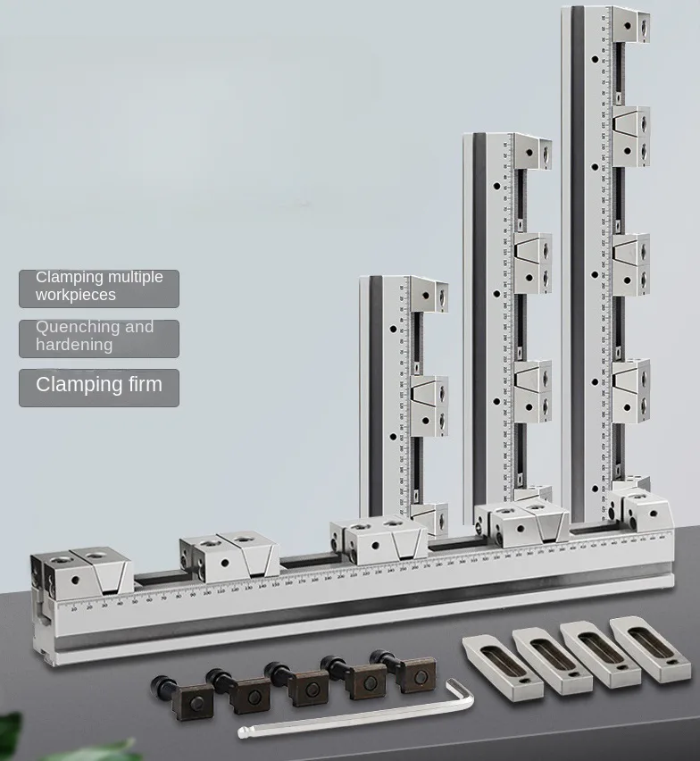 TEBAK Universal Multiple Clamp Rail Vise 150–500 mm view 4