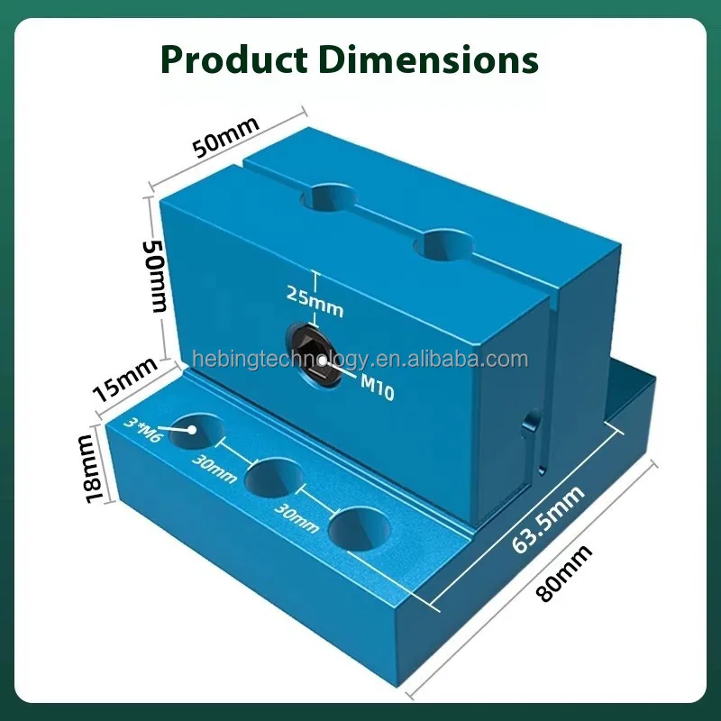 TEBAK Manual External Clamping Shape Fixture view 5