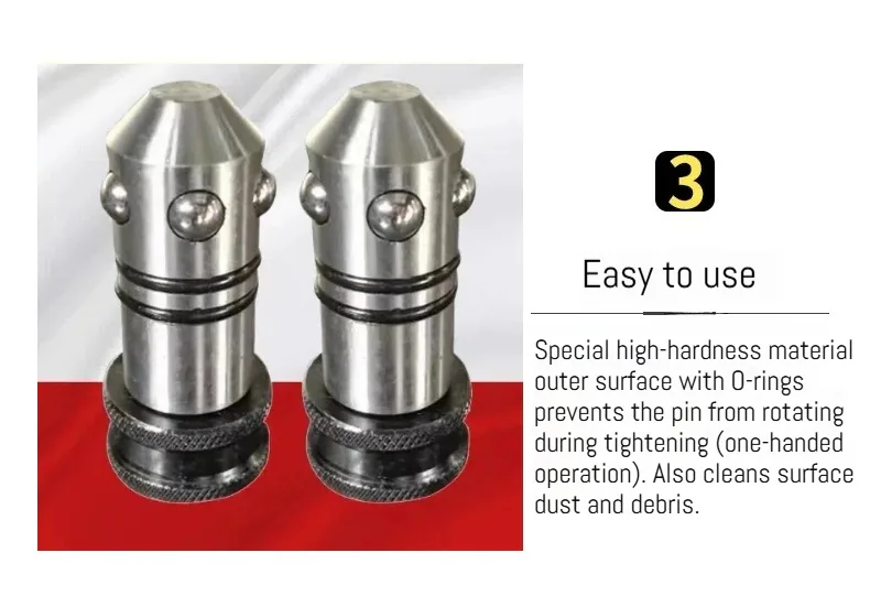 TEBAK D16 / D28 Quick-Locking Clamping Pin view 3