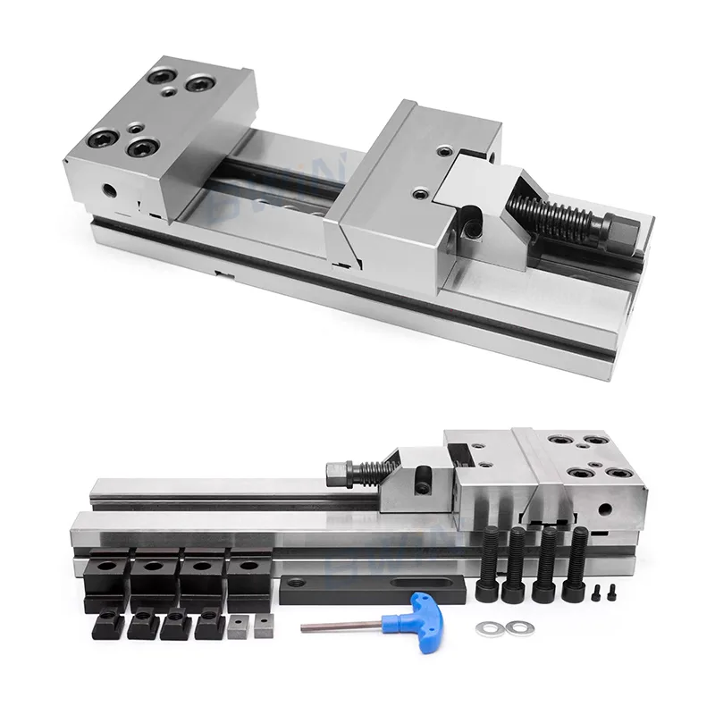 TEBAK GT150 GT175 GT200 Clamping Parallel Bench Vice 8 CNC Milling Machine Tool Modular Vise Precision