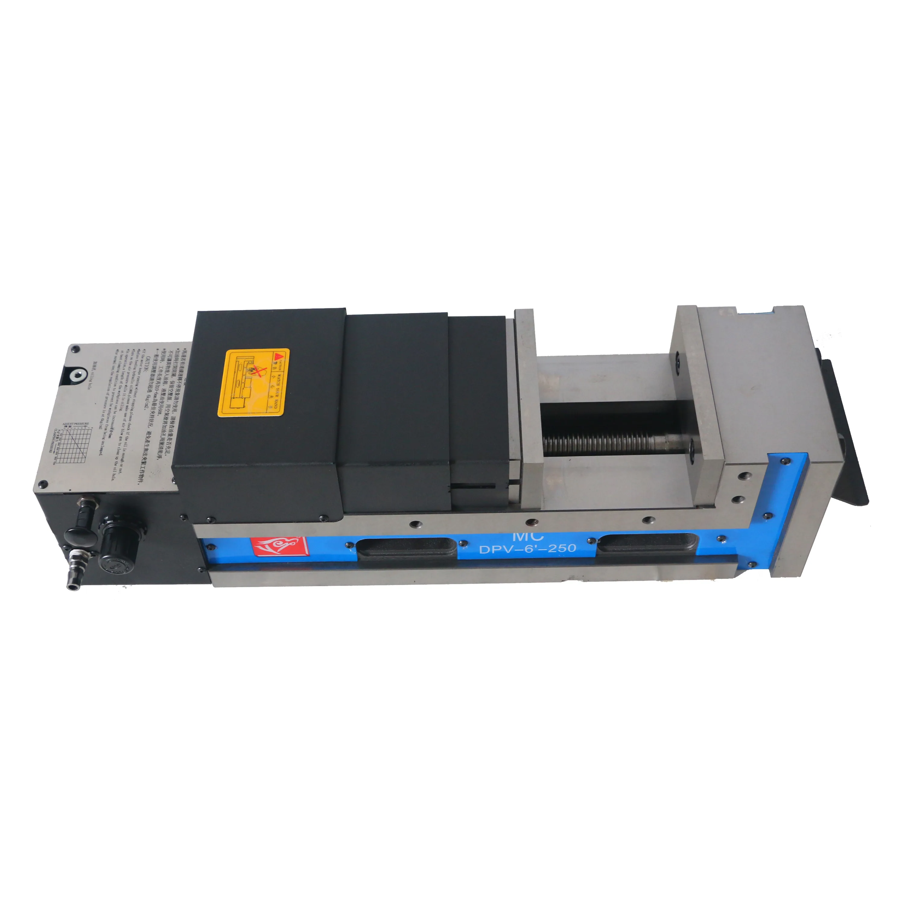 TEBAK Precision Power Vise MC New Pneumatic Hydraulic Vice for CNC Milling Machines Rapid Clamp Vise DPV-6-300 Cast Iron Material view 6