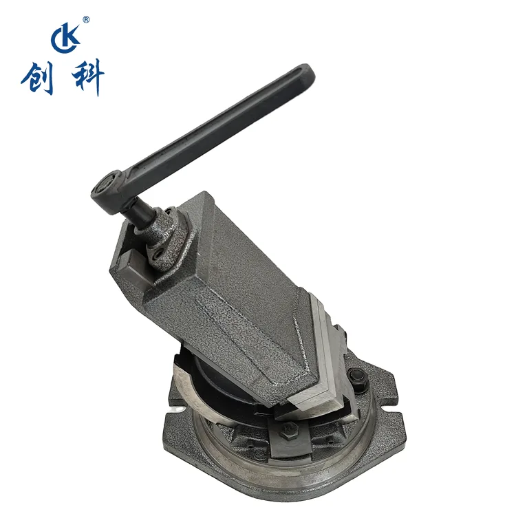 TEBAK Precision Milling Machine Vise 2 Way Tilting Swiveling Angle Vice Q41 Open 95MM Milling Machine Tilt Vice view 3