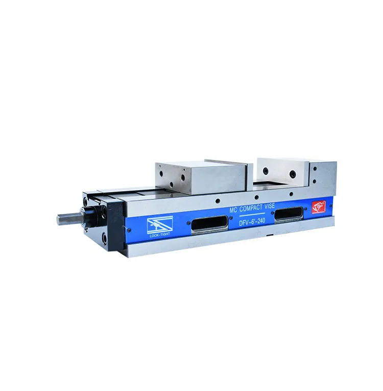 TEBAK Precision MC DFV-4-130 CNC Compact Mechanical/ Hydraulic Vise/ Angle Vise for Cnc Machine Tools Accessories