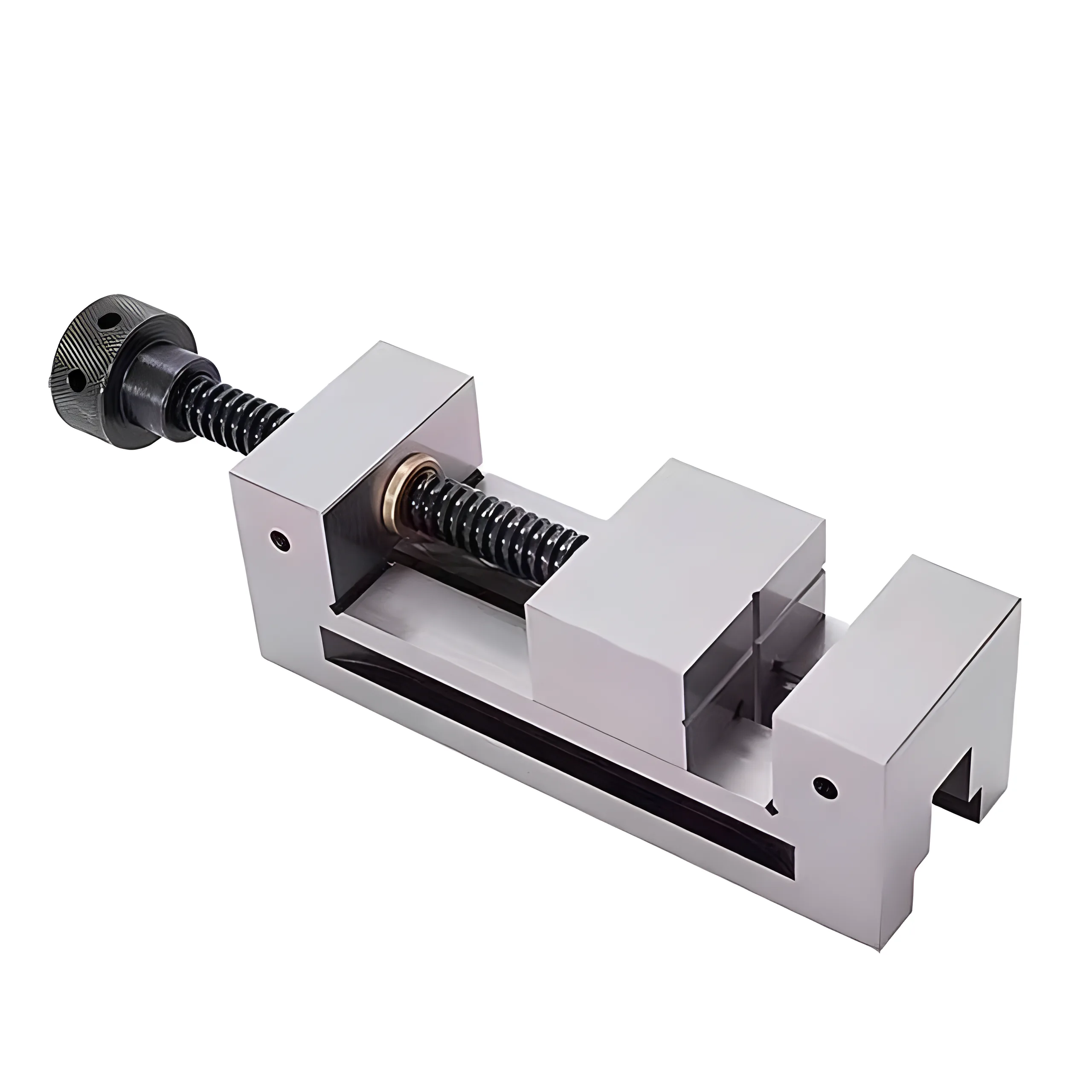 TEBAK QGG80 3.2 Inch High Precision Steel Tool Vise Manual Drive CNC Machine Tool Accessory with New Condition Jaw Core view 6
